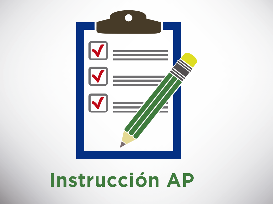instrucción vacaciones AP