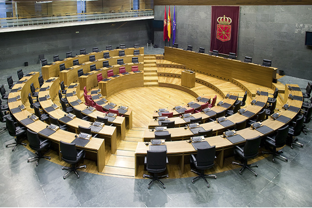Salón parlamento navarra