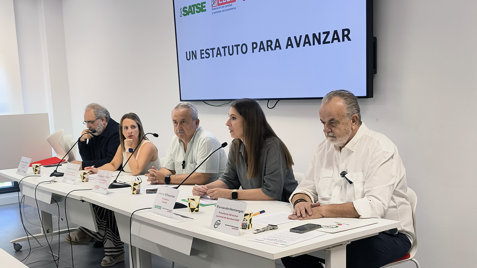 Rueda de prensa de las organizaciones sindicales SATSE estatal